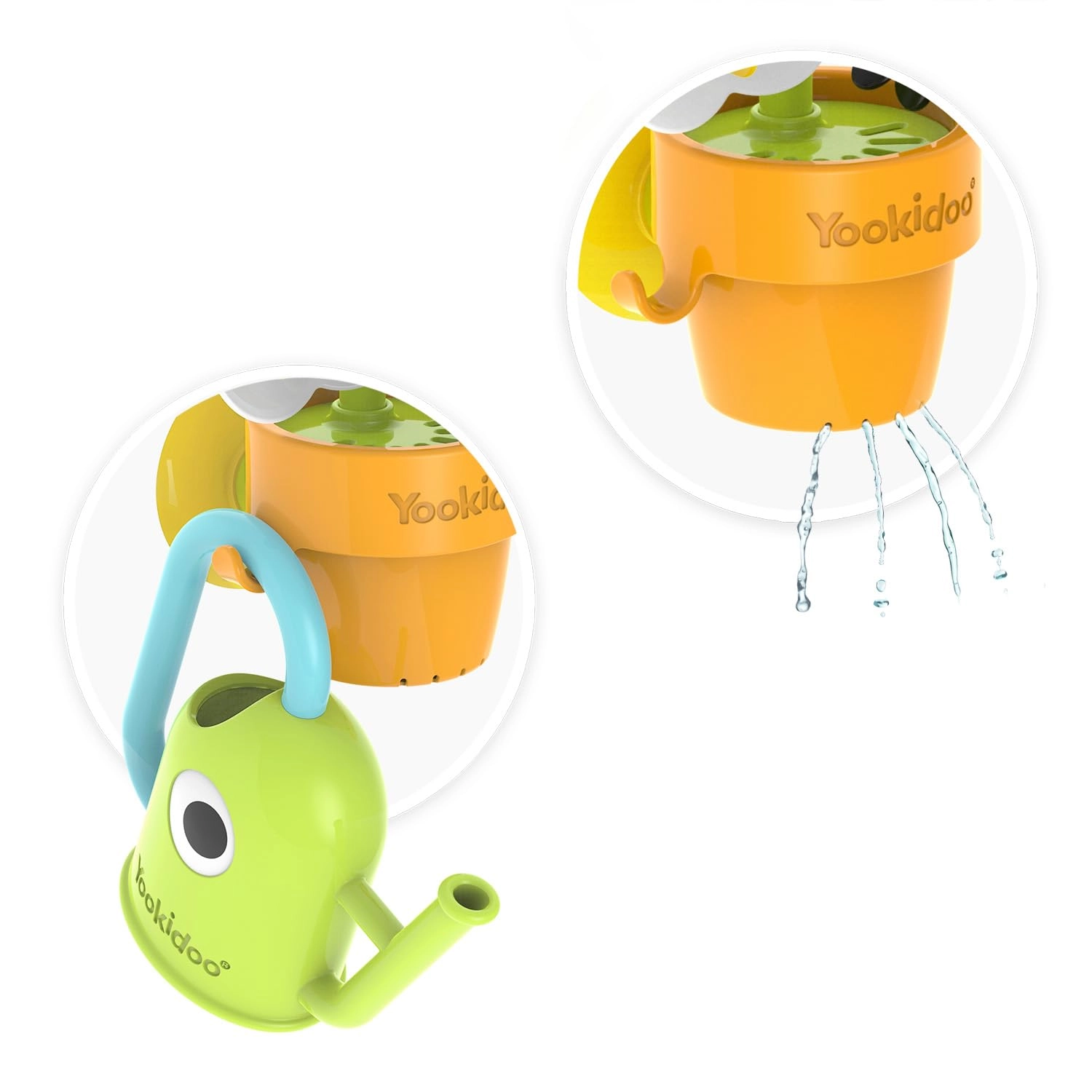 Pour N Spin Tipping Bird - Small Multicolor