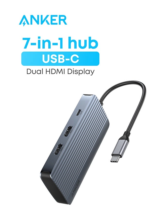Anker USB-C Hub - 7-in-1 Dual Display