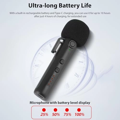 Portable Wireless Laval Microphone - 2 2.4g