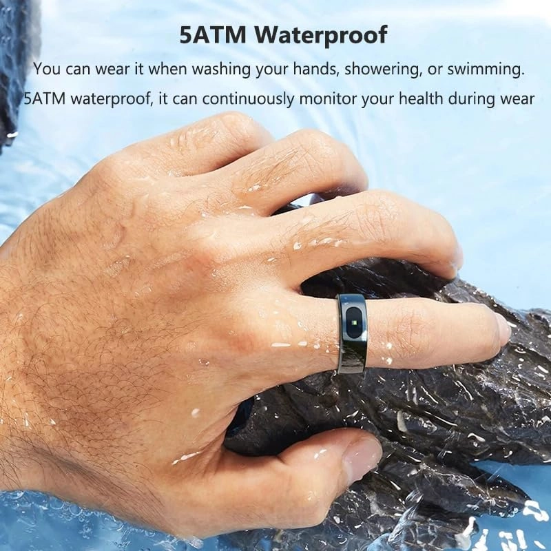 R08 - Smart Ring 5ATM Waterproof Heart Rate
