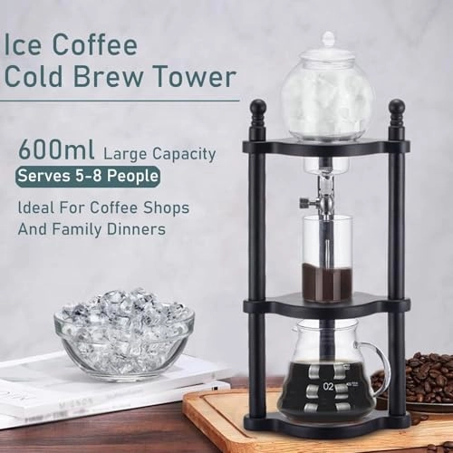 Cold Brew Drip Coffee Maker - 800ml High Borosilicate Glass