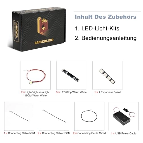 LED Light Set (DE-60423-P72601) - Compatible with 60423 City Tram 10 LEDs