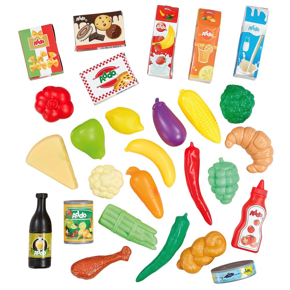 Busy Me Pretend Play My Shopping Basket - Complete Toy Shopping Set Realistic Play Food (527-315_13149_B)