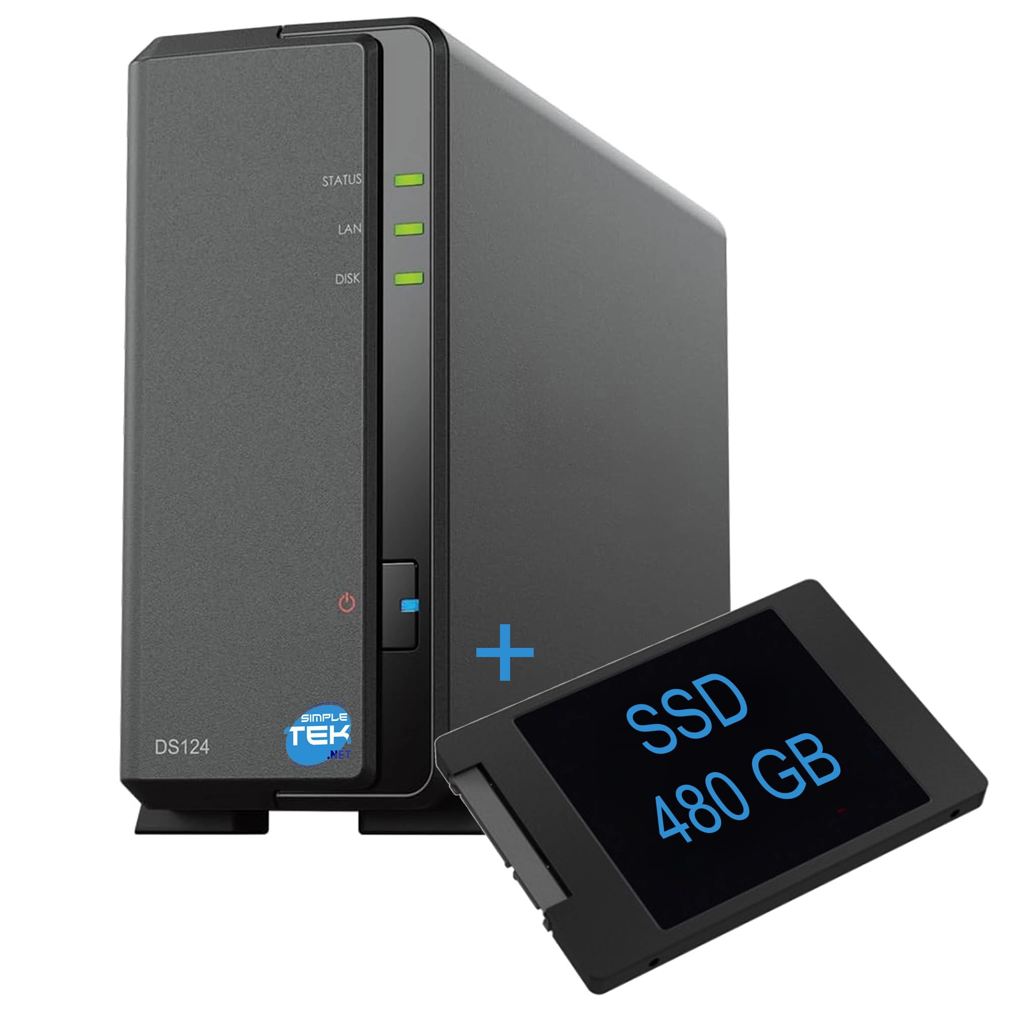 SIMPLETEK NAS Network Storage 1-Bay 480GB
