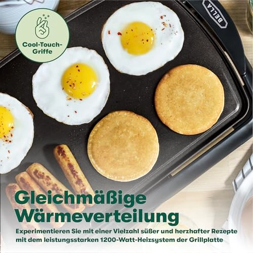 XL Electric Ceramic Titanium Griddle - 1500W 56 cm