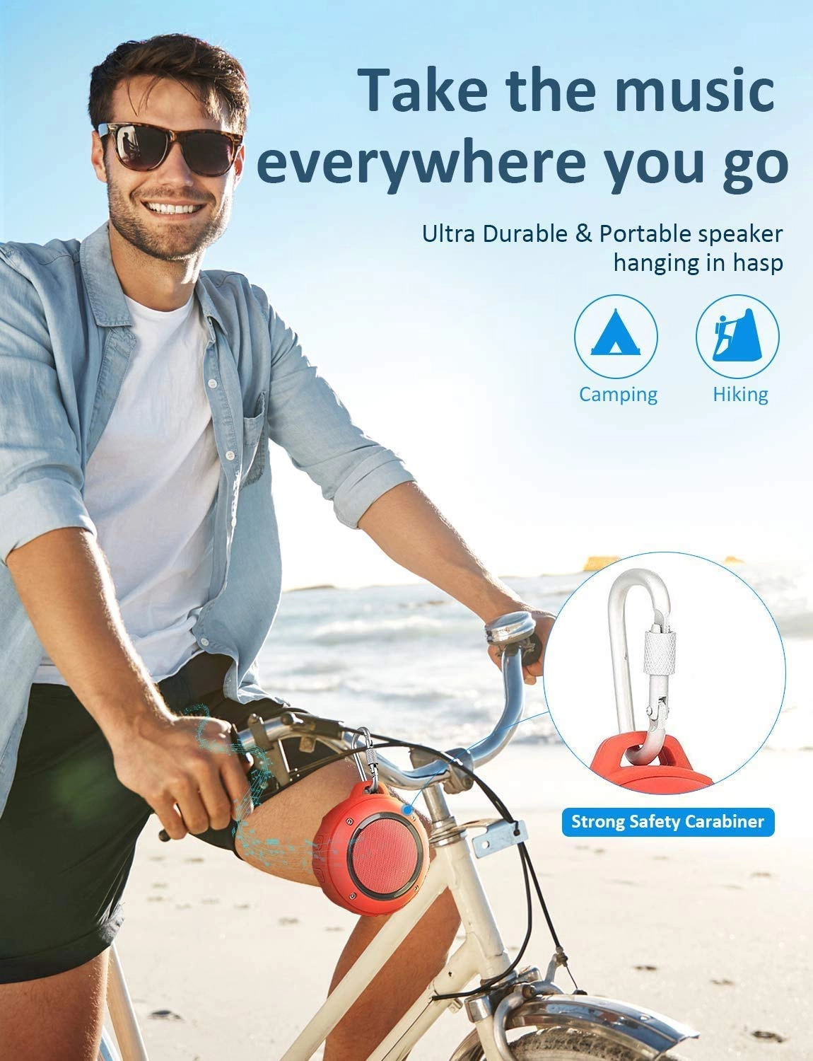 Outdoor Waterproof Bluetooth Speaker