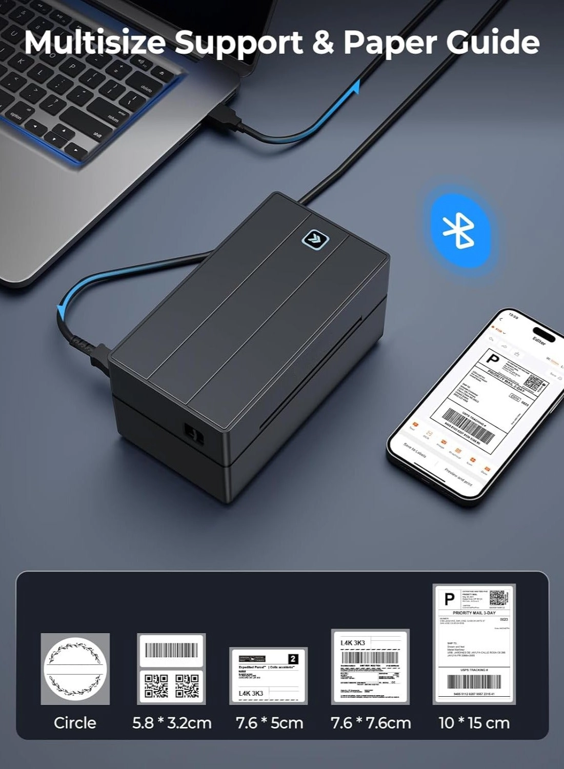 wireless thermal printer - 110mm