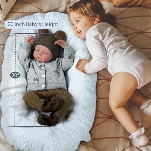 Reborn Baby Doll - 20-Inch Full Vinyl Body Ages 3+