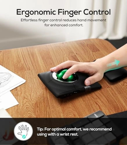 M512 Trackball Mouse - Bluetooth & 2.4GHz