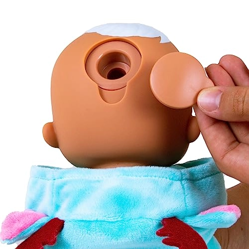 Eve Baby Doll - 9" Blue and Pink Reindeer Themed Pajamas Ages 18+