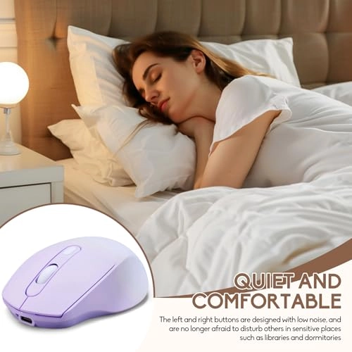 Gradient Color Bluetooth Mouse - Wireless