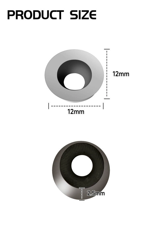 Carbide Inserts - 12mm 10Pcs