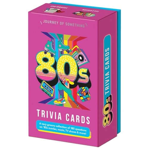 80s Trivia Card Game - English Adult