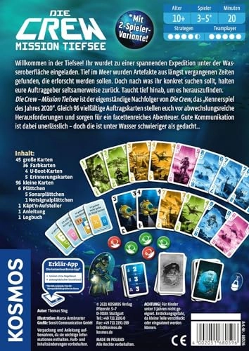 Die Crew: Mission Tiefsee - Cooperative Card Game (German)