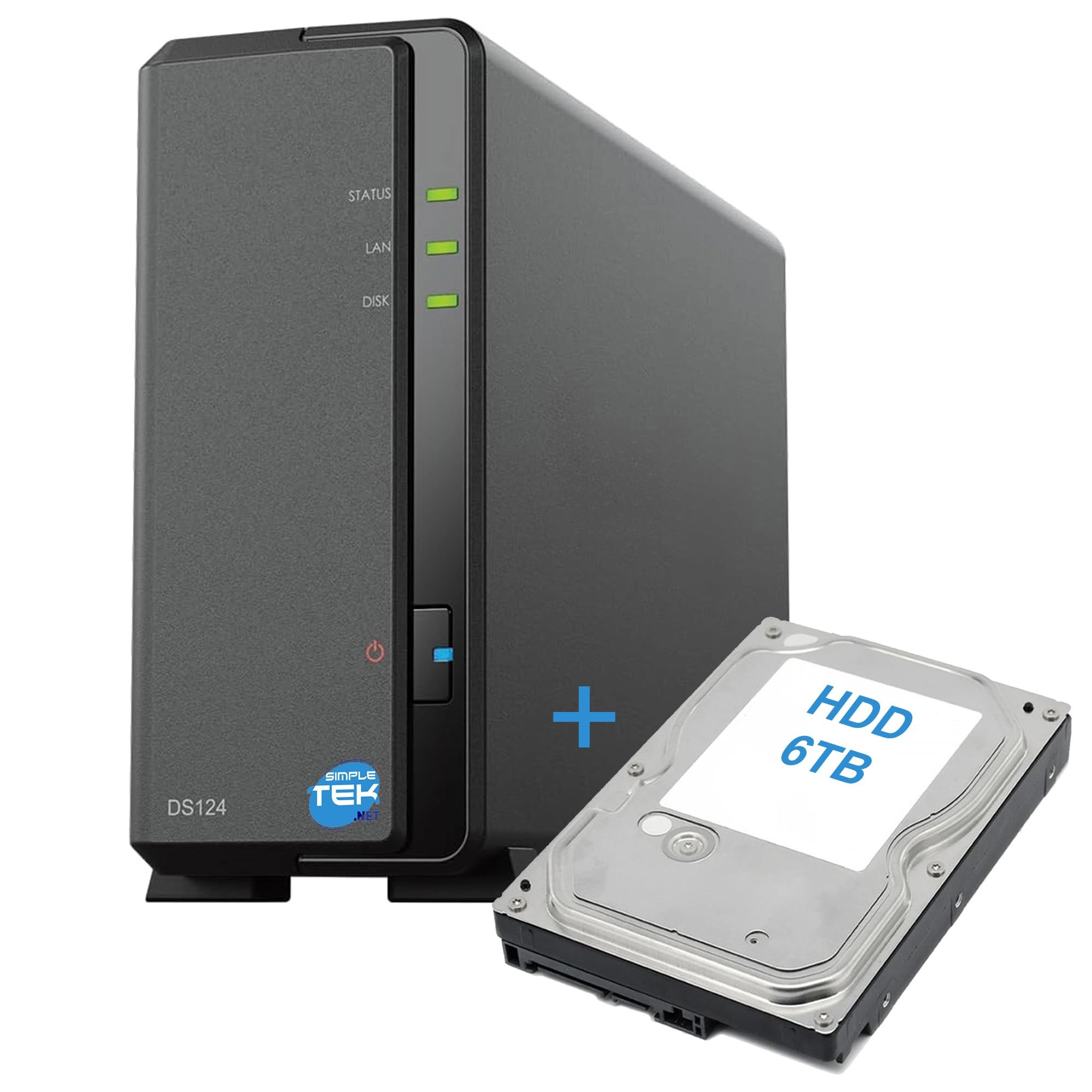 SIMPLETEK (Refurbished) NAS Network Storage Device 1-Bay 6TB