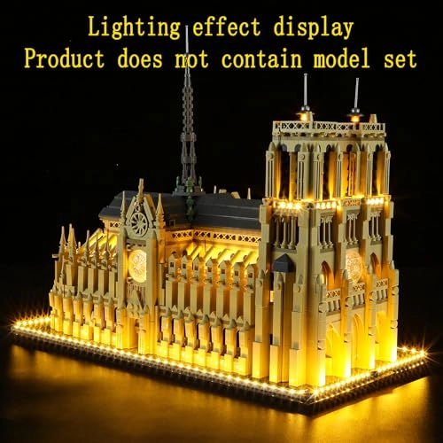 LED Light Kit - For 21061 Compatible with Notre Dame de Paris