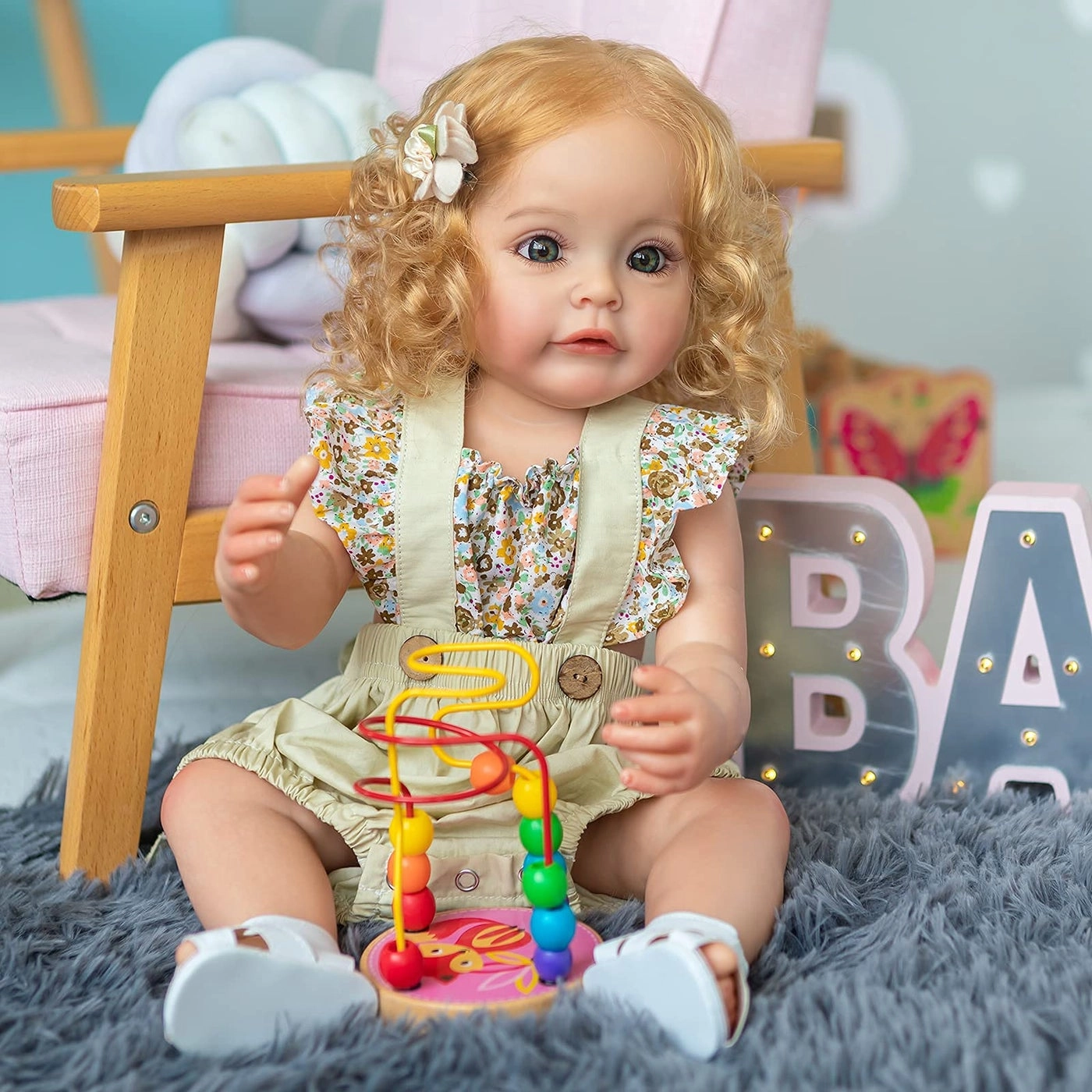 Reborn Baby Doll - 55 cm Silicone Vinyl Boy Ages 36+