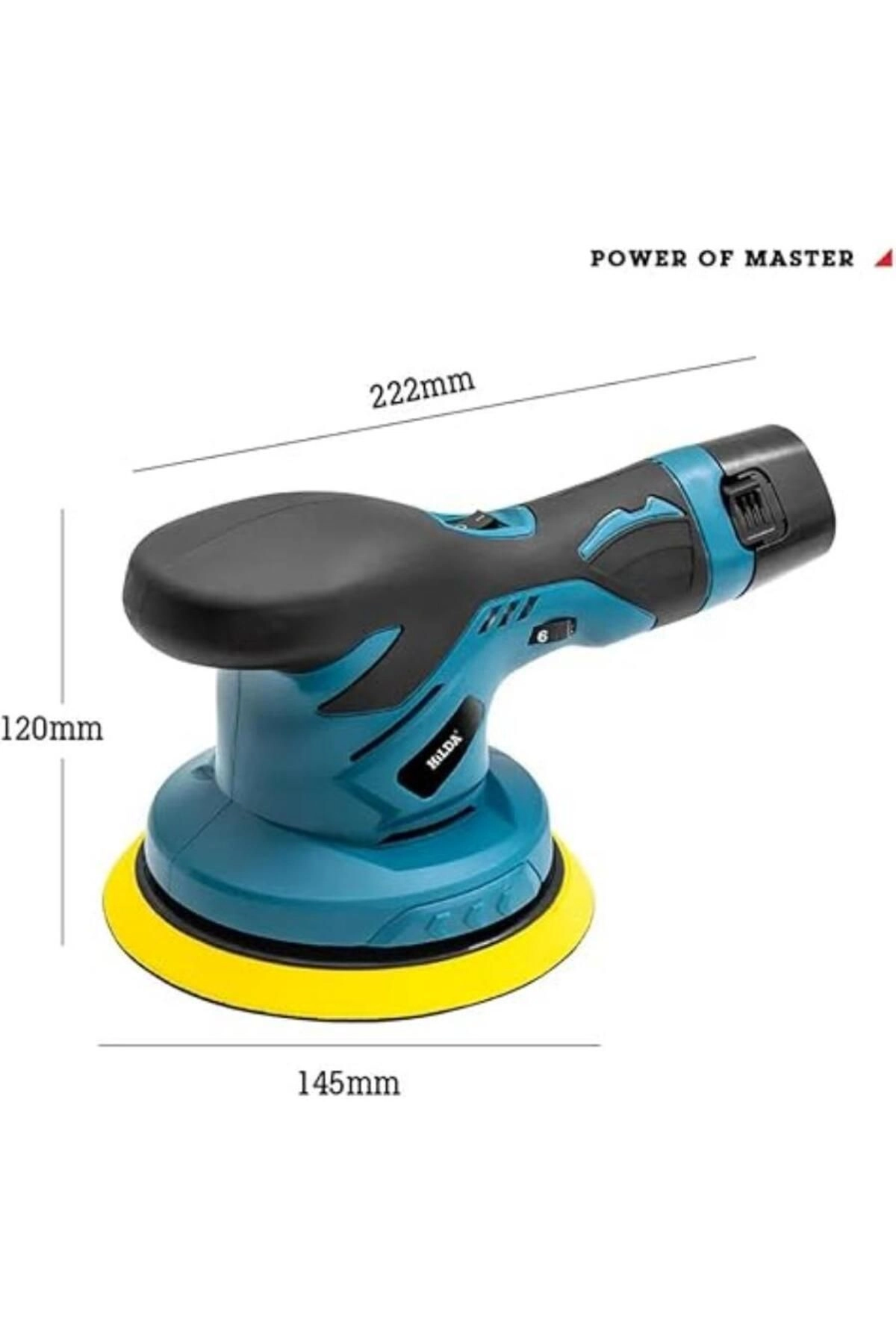 Cordless car polisher - 6-speed