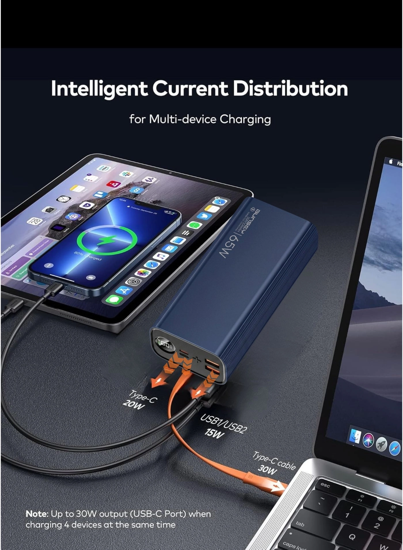 PB09 - 30000mAh 65W Fast Charging