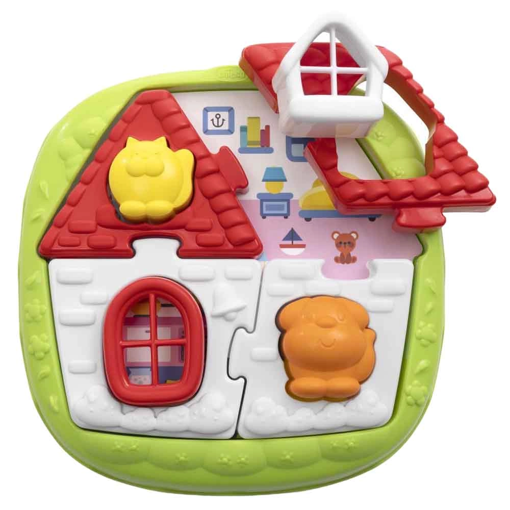 Chicco 2-in-1 House & Farm Puzzle - Suitable for 1 to 3 yrs