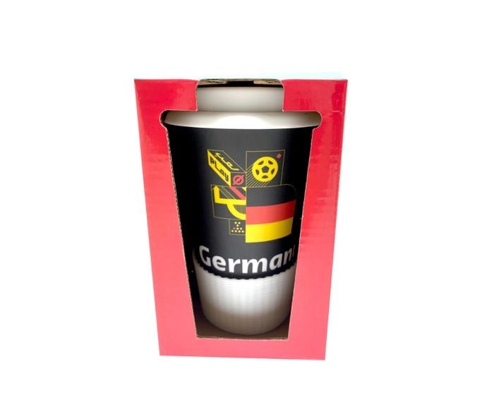 Country Mug - Germany Silicone Lid and Sleeve