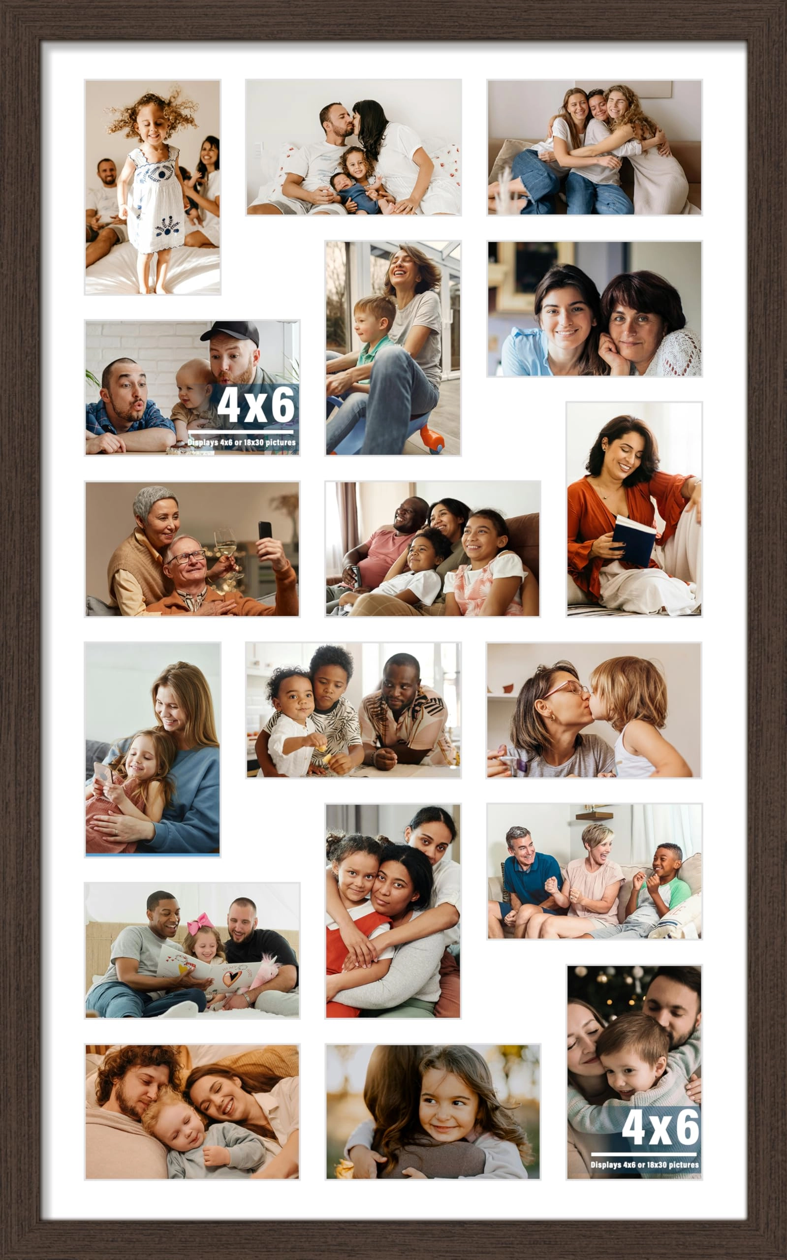duenpy 18x30 Picture Frame - 18x30（4x6 opening） 18