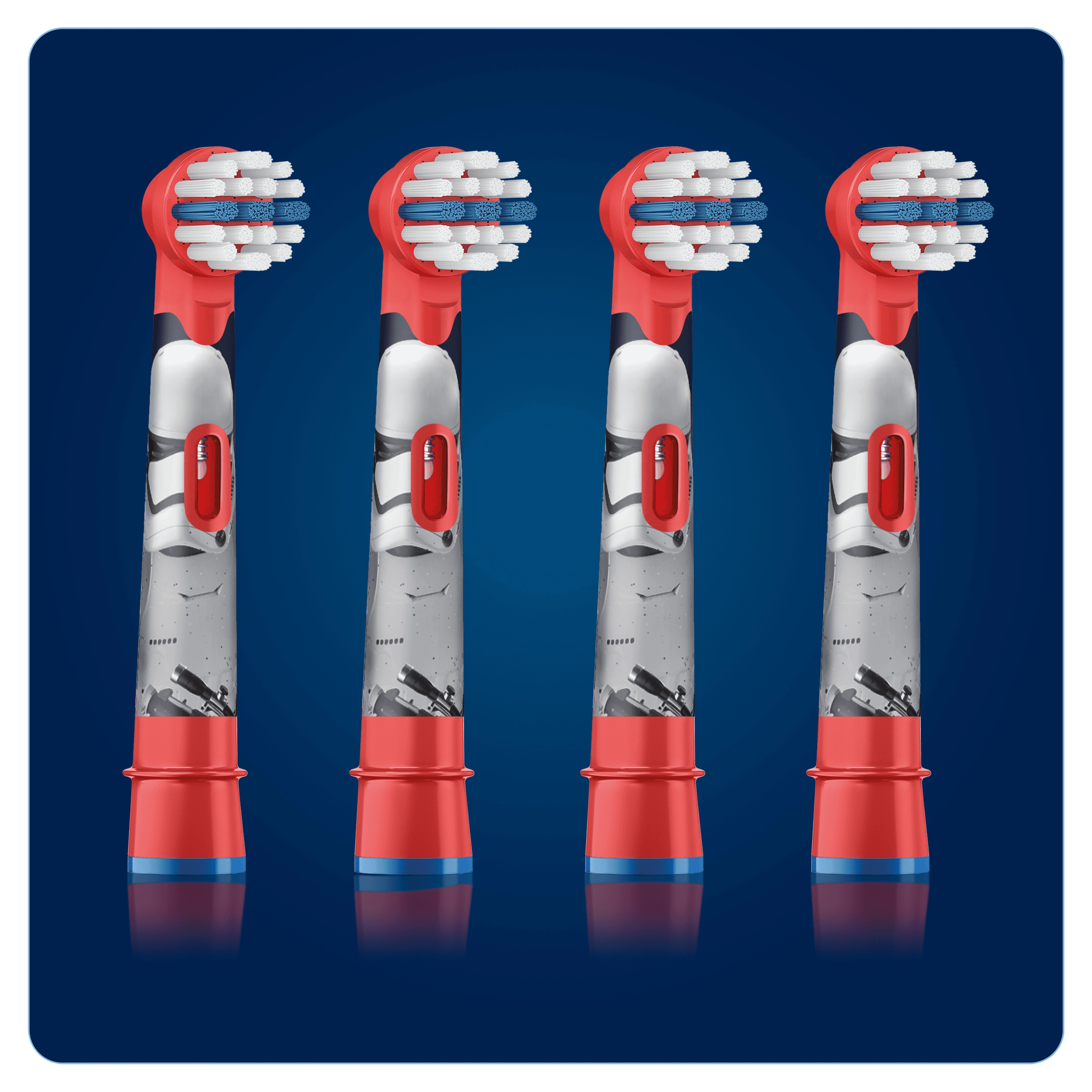 Kids Electric Toothbrush Heads - Pack of 8 Extra Soft Star Wars