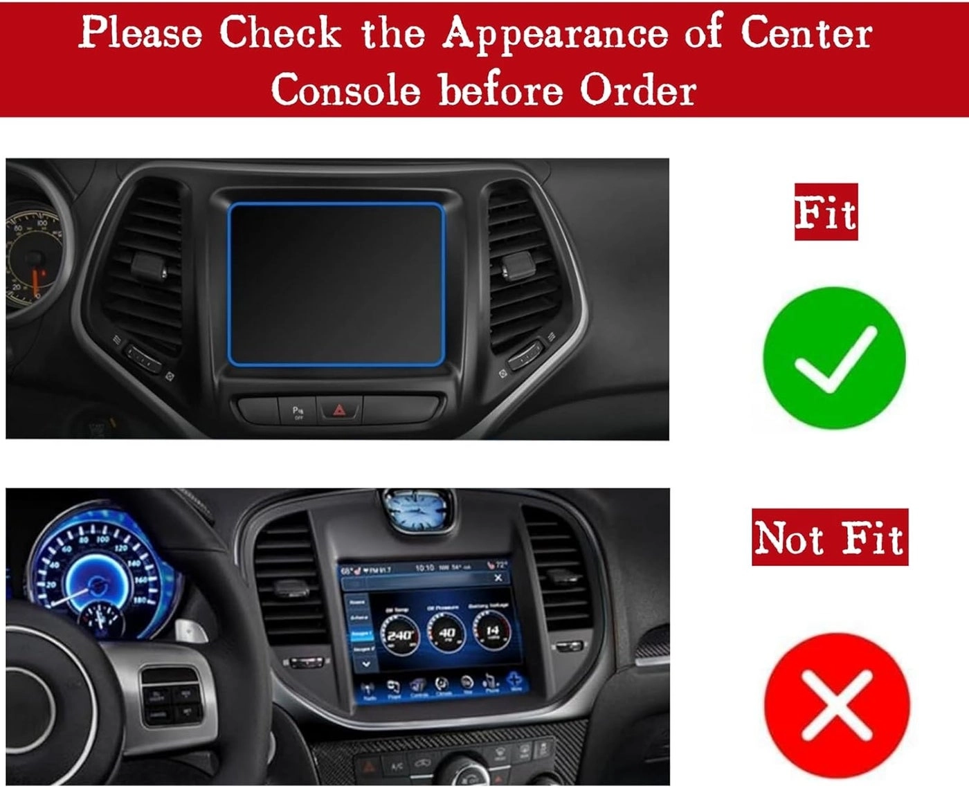 Uconnect LCD Monitor - 8.4"