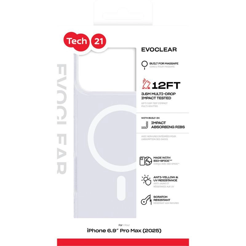 EvoClear Case with MagSafe for iPhone 16 Pro