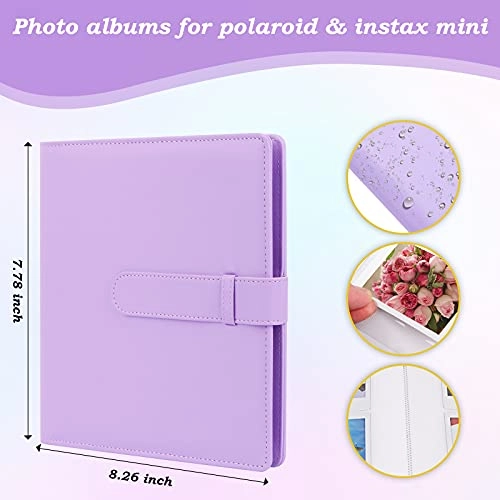 2x3" 256 Pockets PU Leather Photo Album