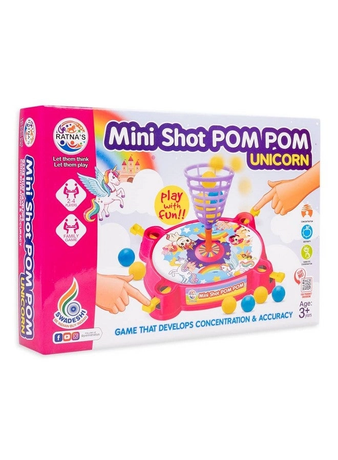 Mini Shot - Pom Pom Unicorn Printed Basket Ball