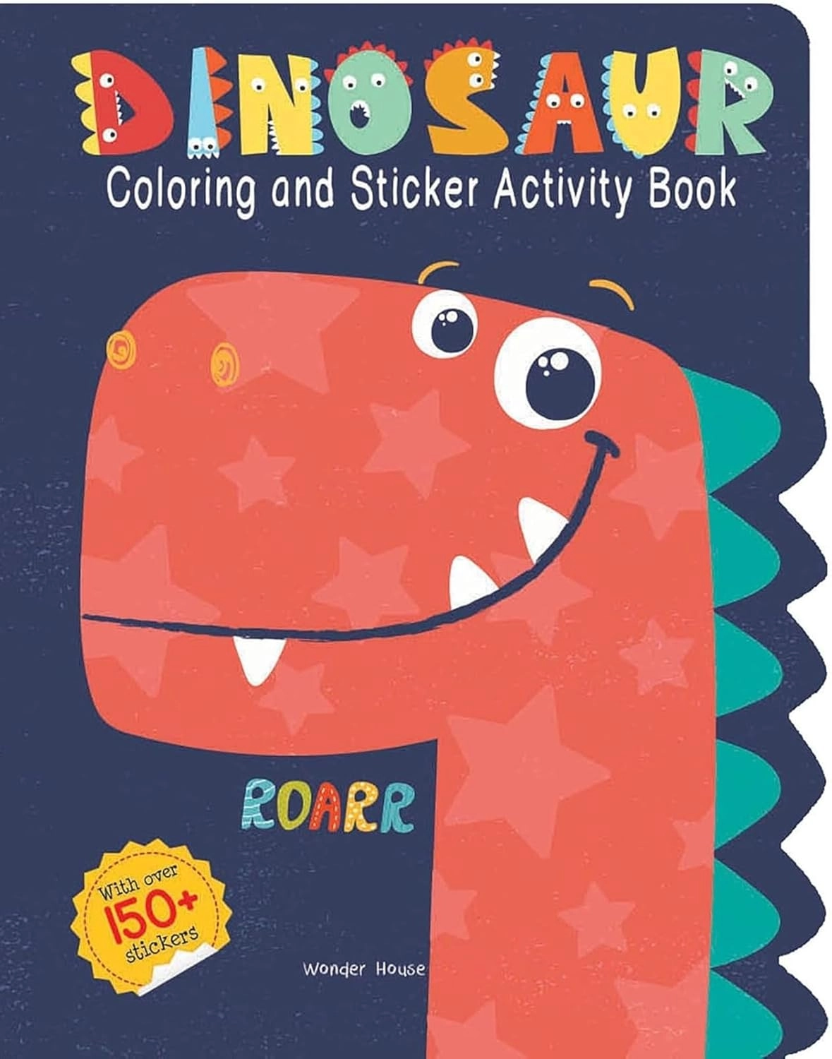 Dinosaurs - Coloring and Sticker Activity Book - 48 pages 150+ Stickers
