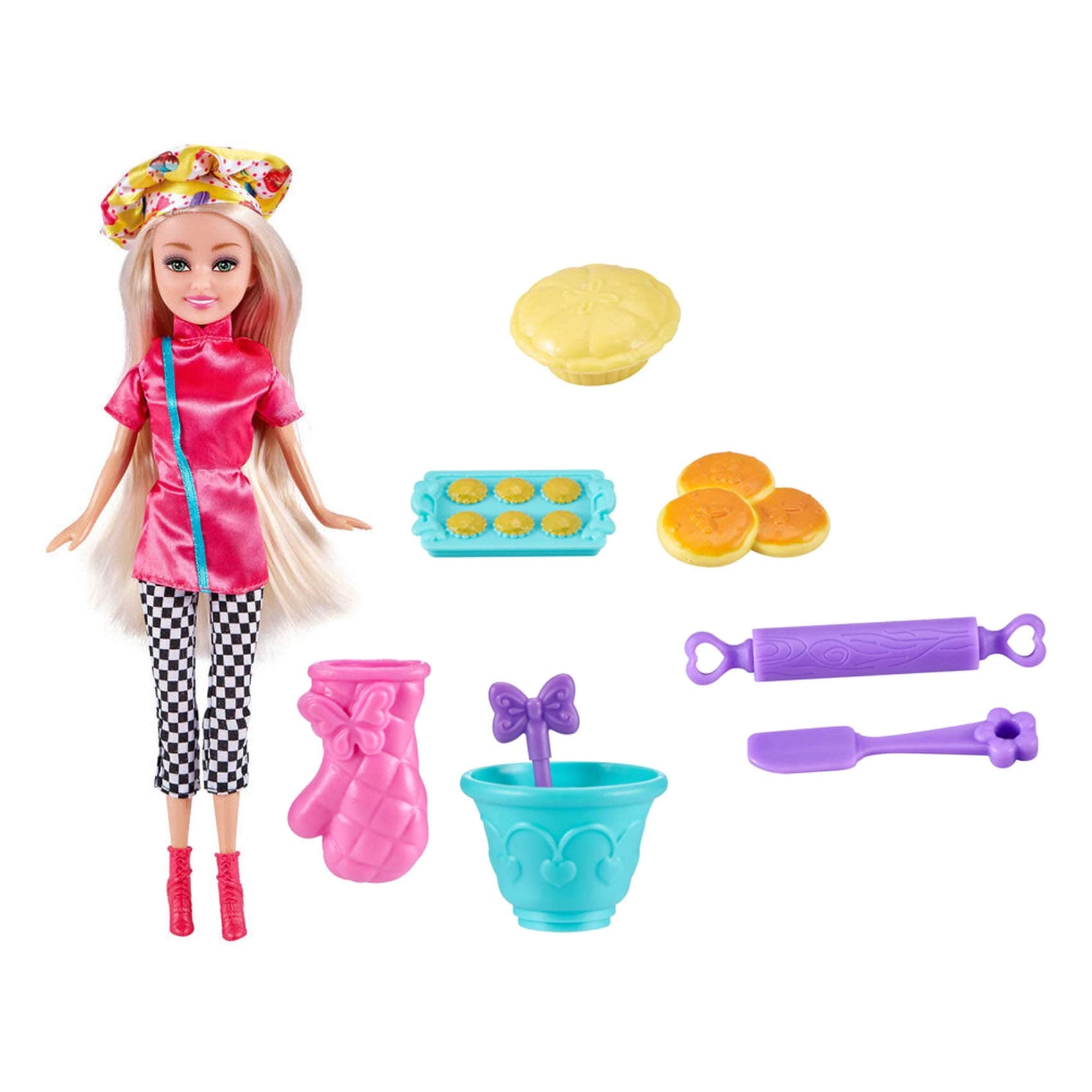 ZURU Baby Doll + Basket + Babysitter Fashion Doll - Multicolour