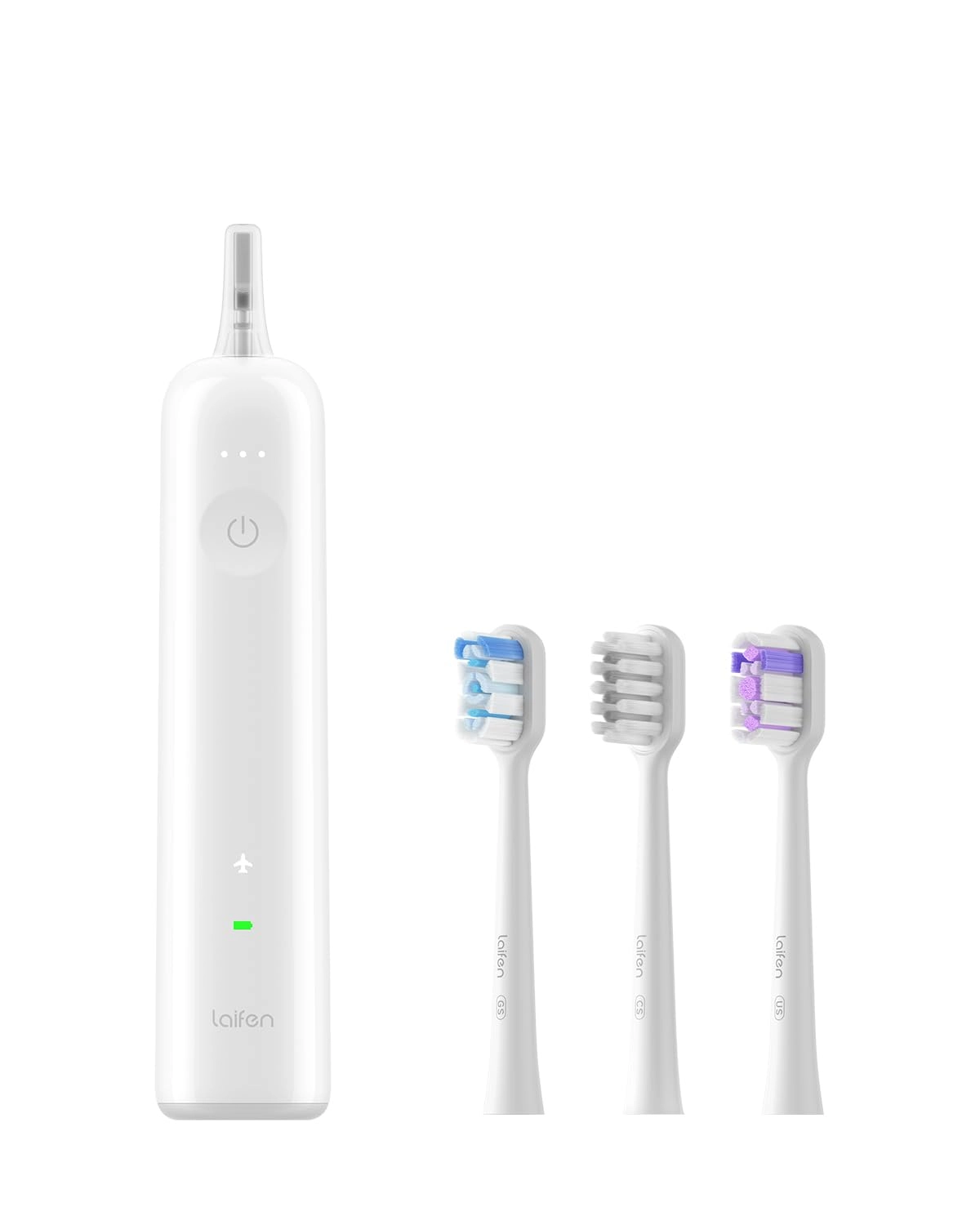 Laifen Wave - 3 Brush Heads IPX7 Waterproof Magnetic Rechargeable