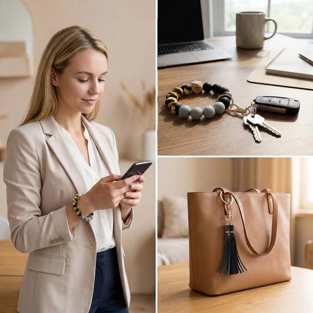 Key Ring Bracelet - Car