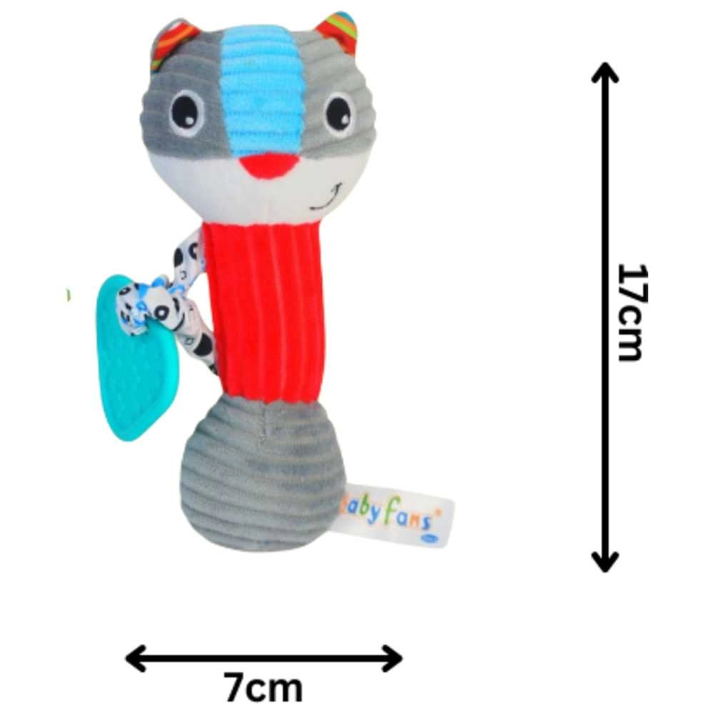 Vibrate & voice making panda + Cat rattle - Suitable for 0 month & above