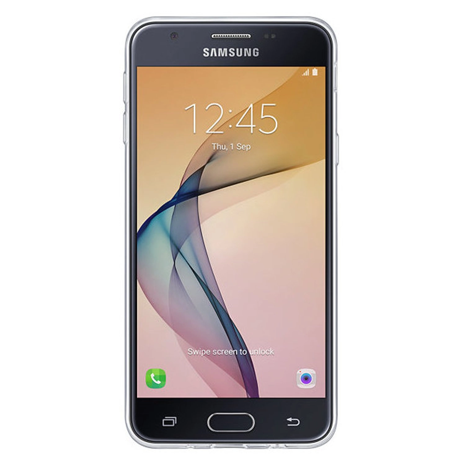 Transparent Clear Cover Back Case for Galaxy J5 Prime