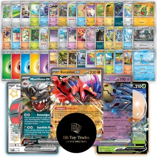 Pokémon Assorted Cards - German 50 pcs