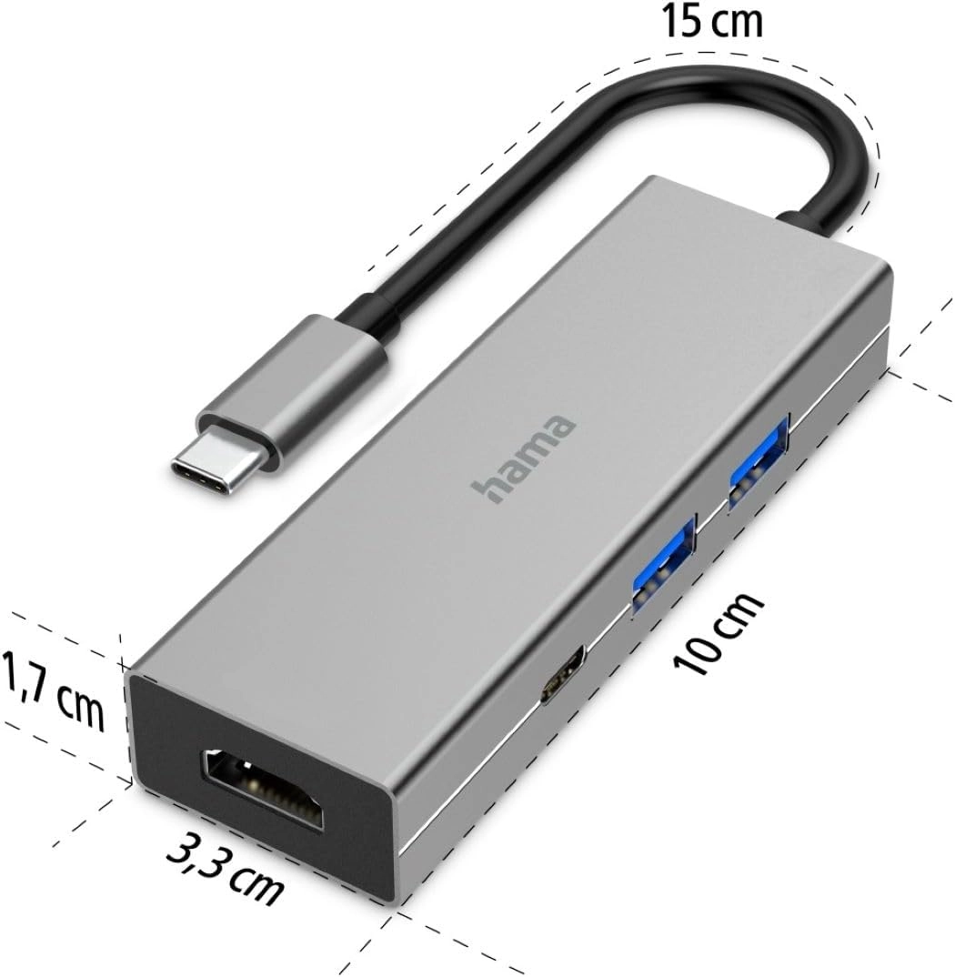 Type-C Hub - 0.11m Black
