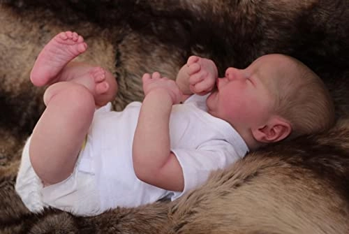 Levi Reborn Baby Doll - 19 Inch 3D Skin Visible Veins Awake & Sleeping