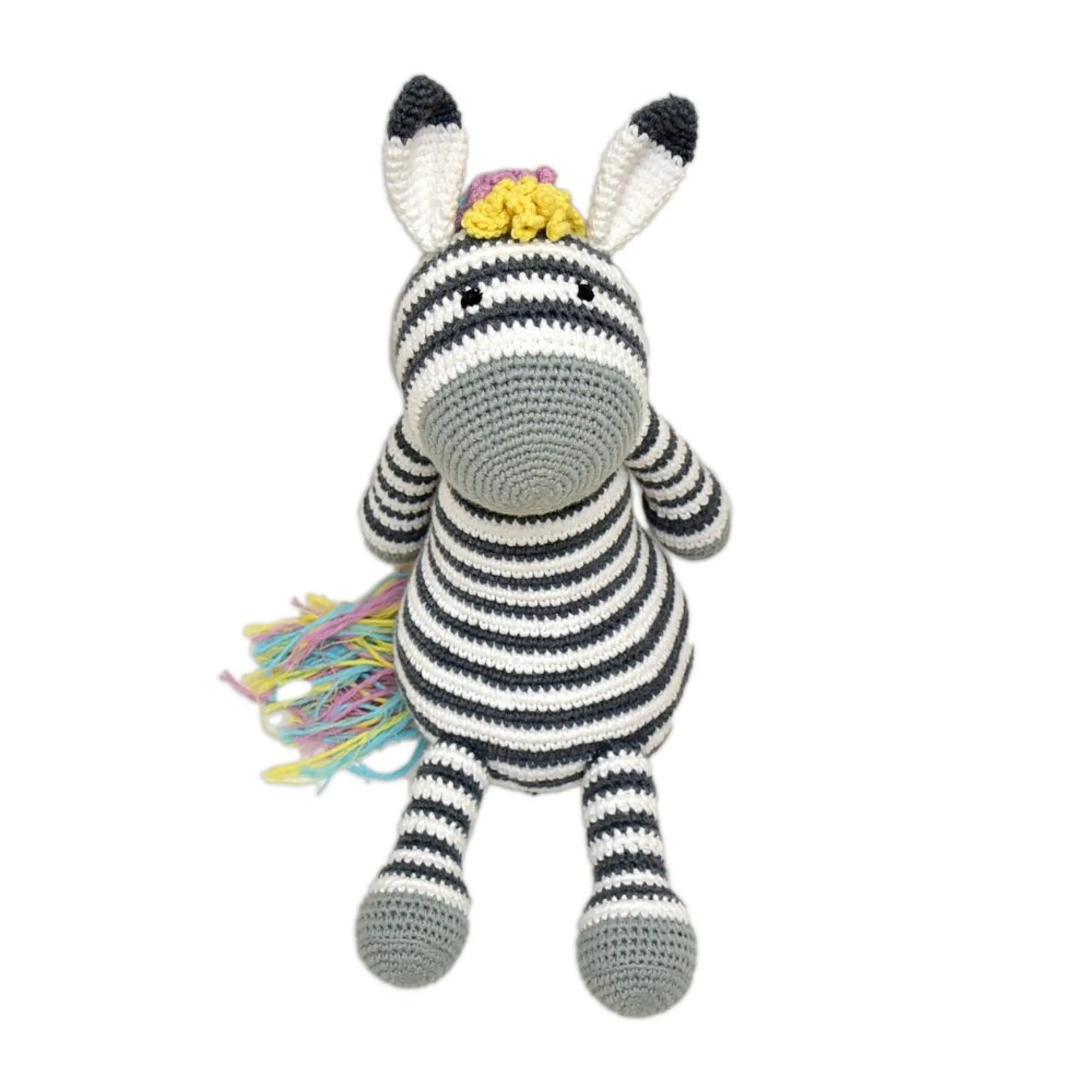 Happy Threads Ziggy The Zebra - 12 Inches