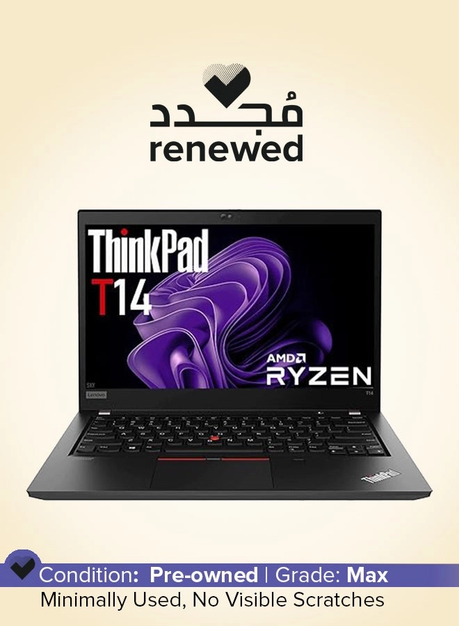 Lenovo (Renewed) ThinkPad T14 - 14'' Ryzen 7 PRO 5850U 32GB DDR4 512GB SSD