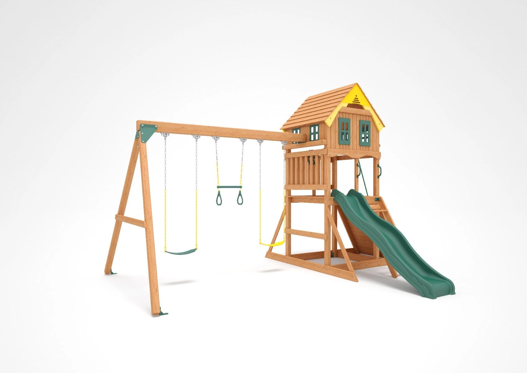 Kiddoro Sunny Sling - Wooden Swingset