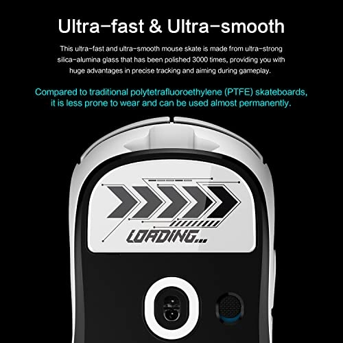 Glass Mouse Skates - Wireless