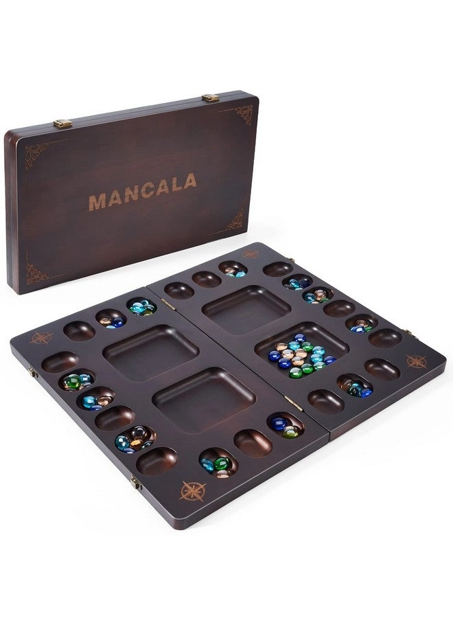 Mancala - 4 Player Folding Solid Wood