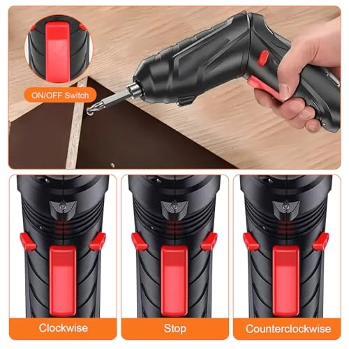Cordless Electric Screwdriver - 1300mah