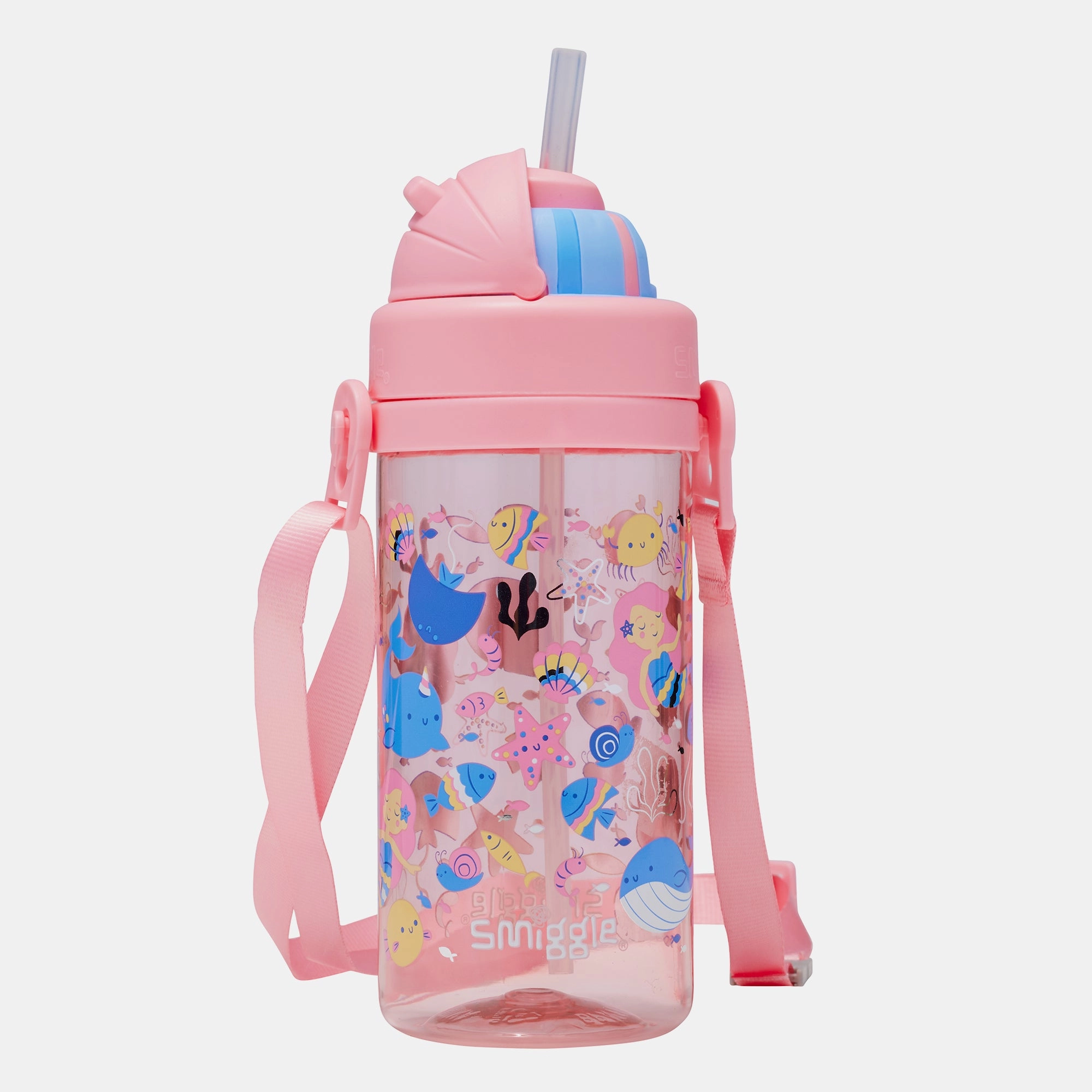 Over And Under Water Bottle - Flip Top Soft-Touch Spout Tritan 400 ml