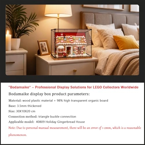 Display Case (40809) - 30 x 10 x 20 cm UV Protection Dustproof