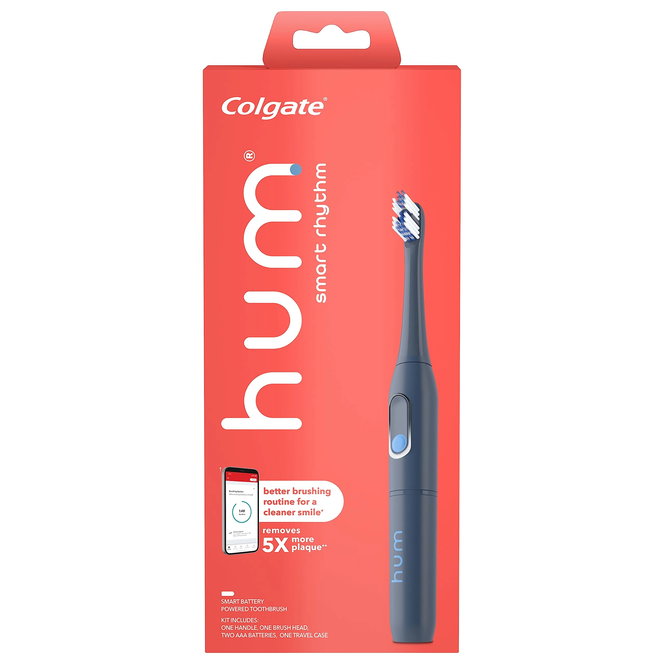 hum Smart Battery Toothbrush - Sonic Bluetooth Purple
