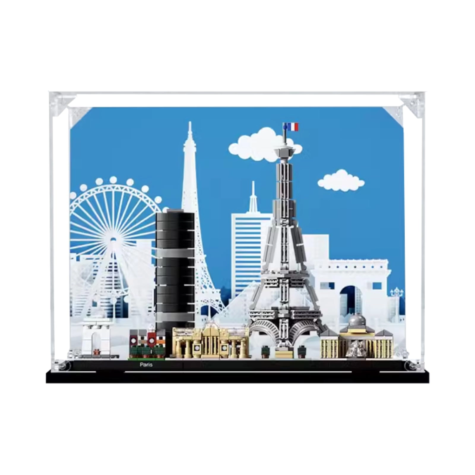 SUNHON Figures Display Box - Pa-ris Skylin-e LEGO